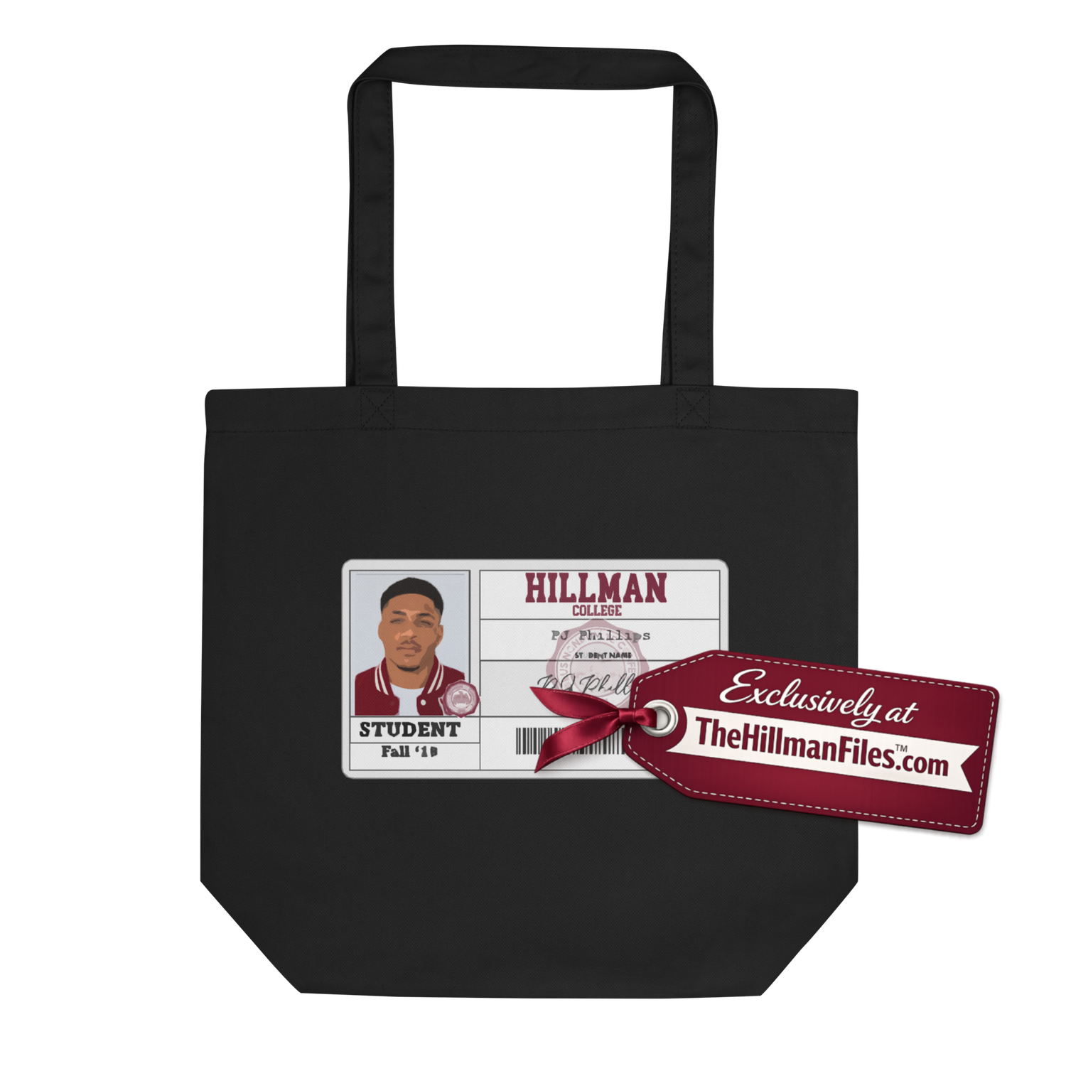 Custom Student ID Eco Tote Bag [UPLOAD SELF PHOTO, NAME, YEAR]