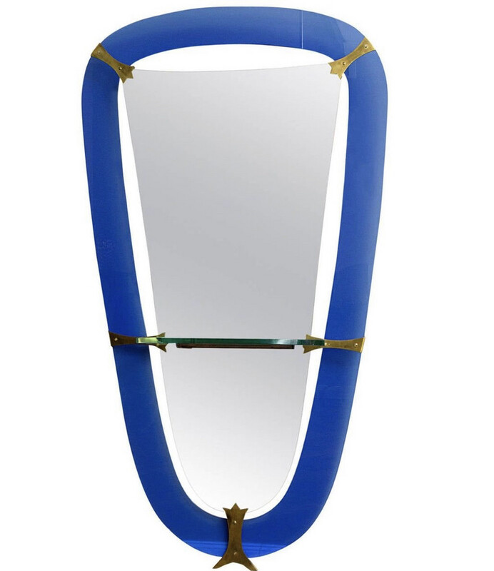 Grand Miroir de Cristal Art, 1950s