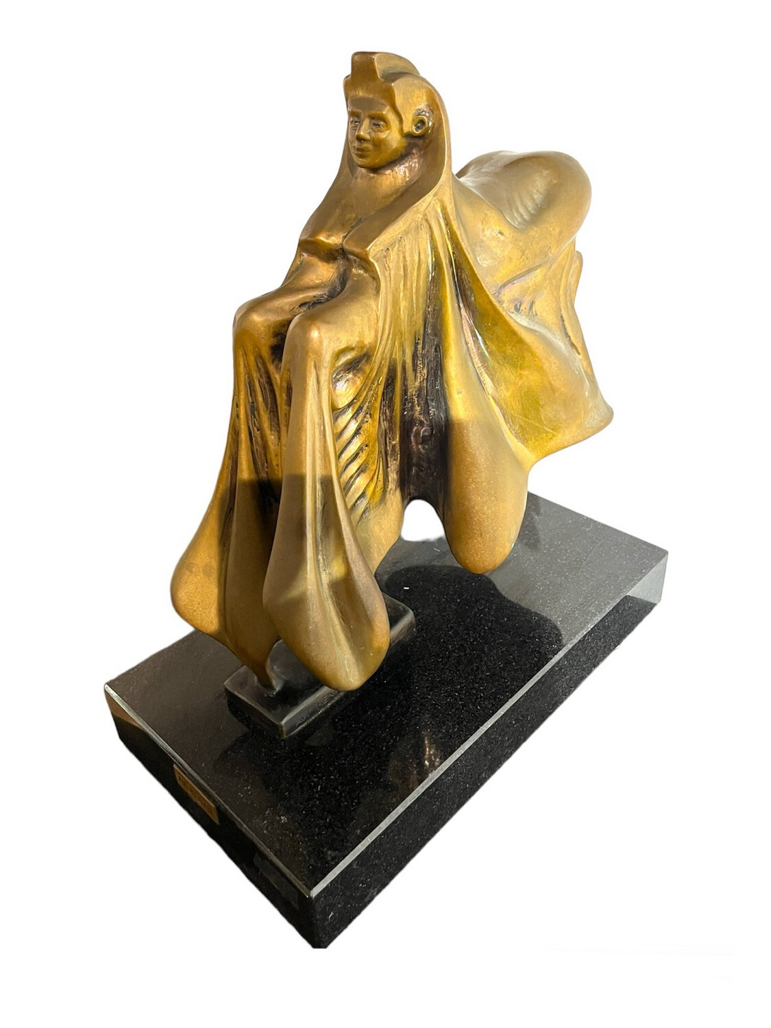 Sculpture en Bronze Sphinx (1987) par Avi Kenan