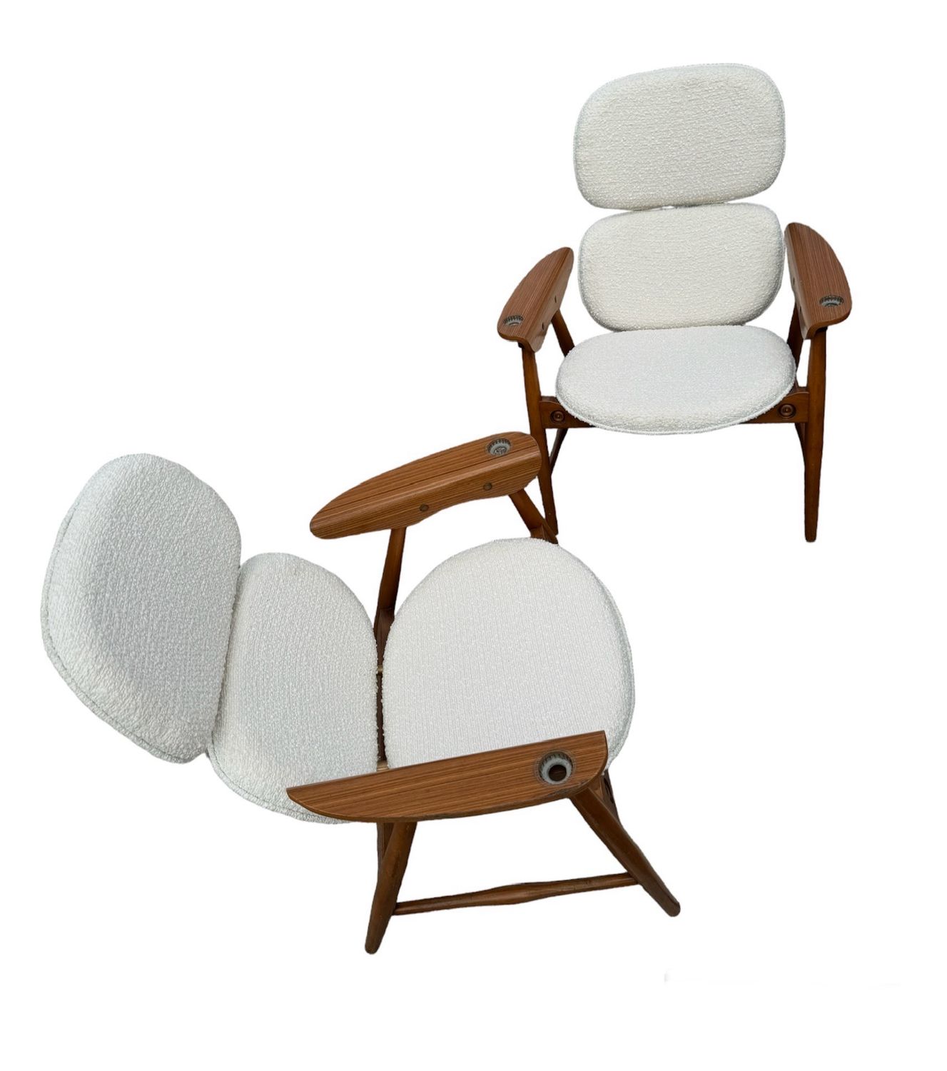 Paire de fauteuils Poltronova, Italie, 1960s