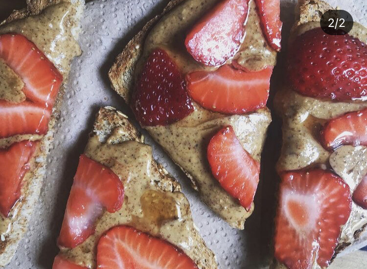 Almond Berry Toast
