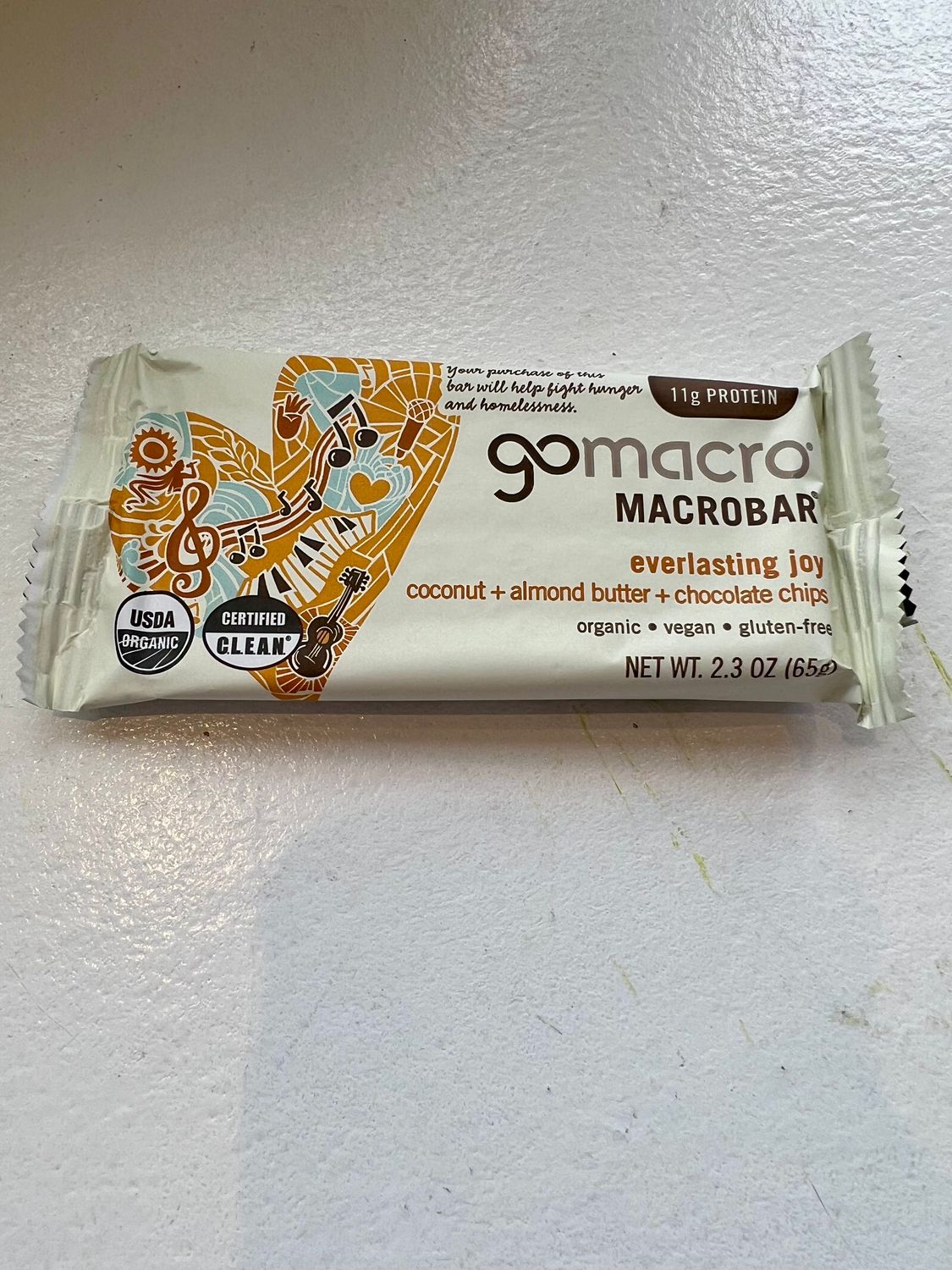 Gomacro Everlasting Joy (coconut almond butter chocolate chip)