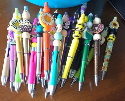 ​Custom-designed bead pens