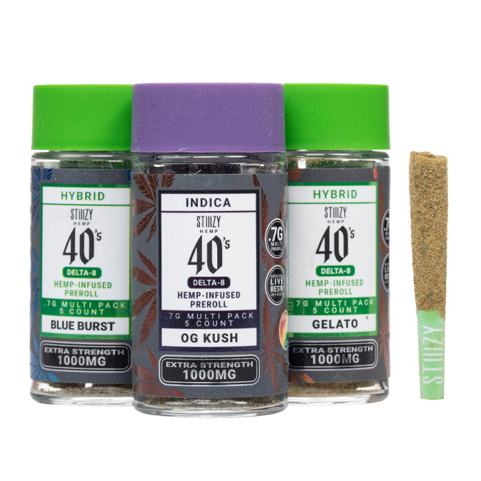 STIIIZY DELTA-8 PRE-ROLLS 5pk