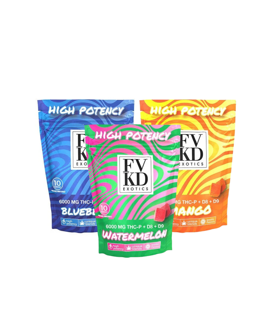 FVKD Gummies 10ct | 6,000mg $29.99