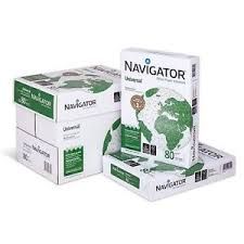 Papel Navigator Universal A4 80GR 500 Hojas por paquete. CIE 169
