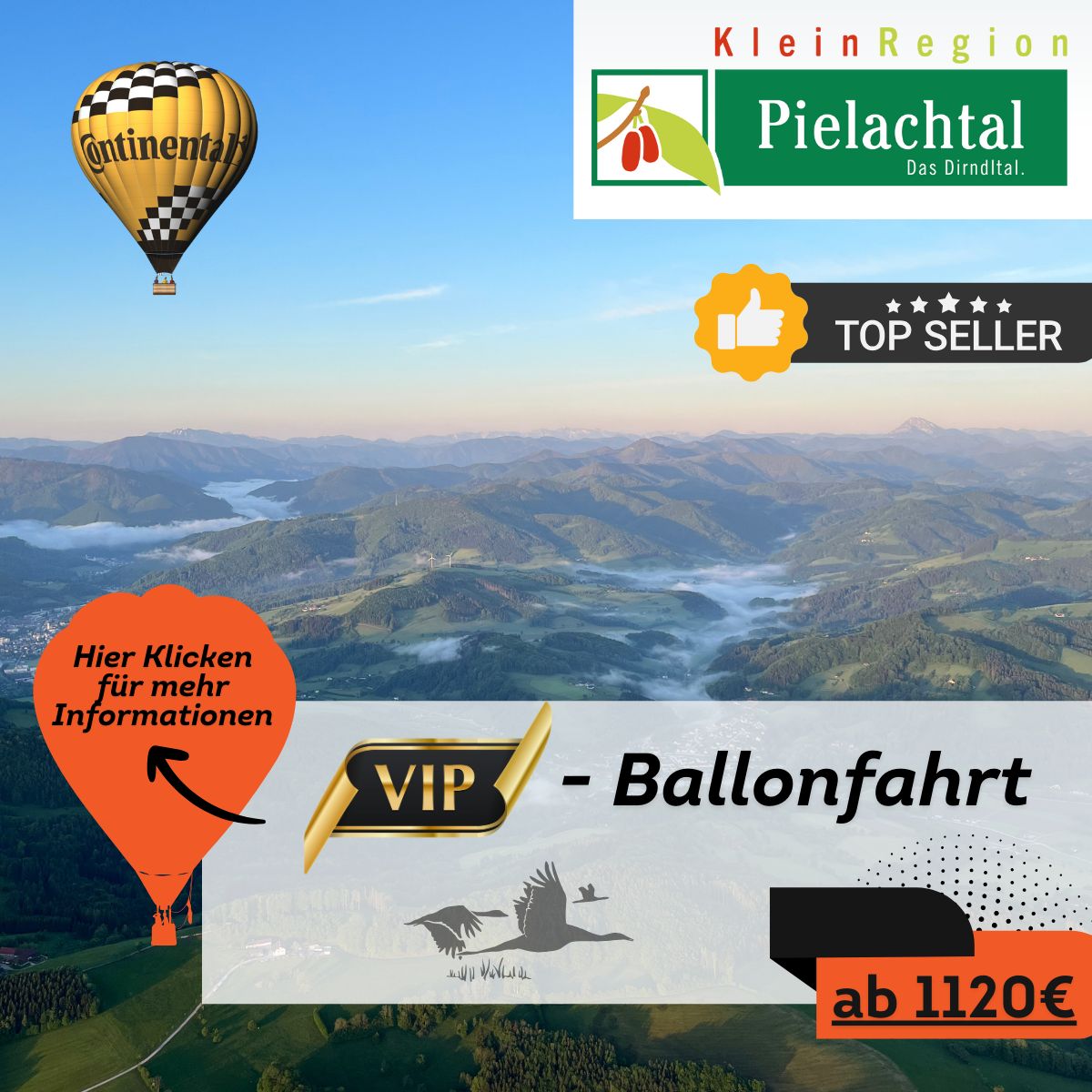 VIP - Ballonfahrt (ab 4 Personen)