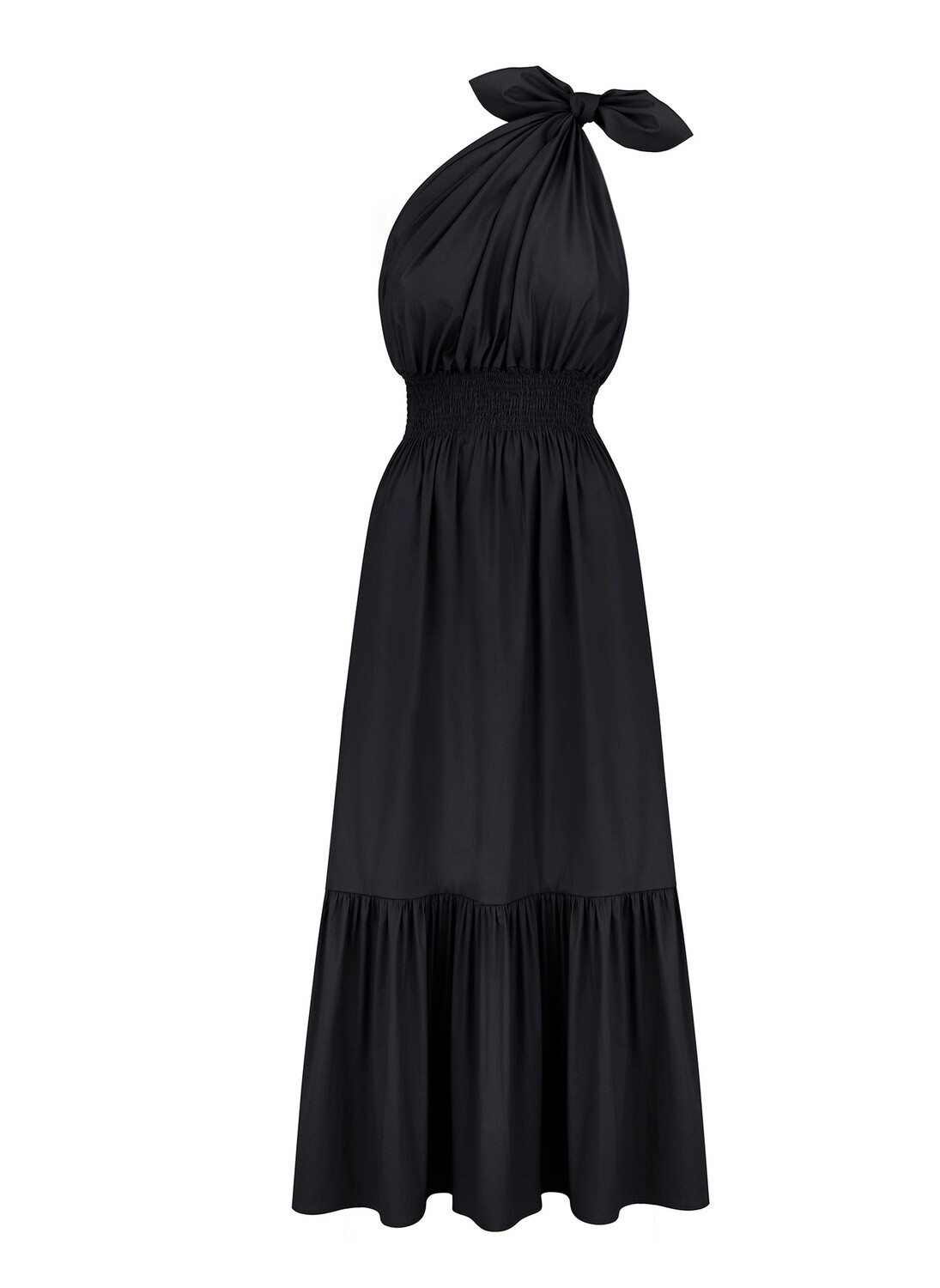 Monica Nera Demi Maxi Dress, Color: Black, Size: XS