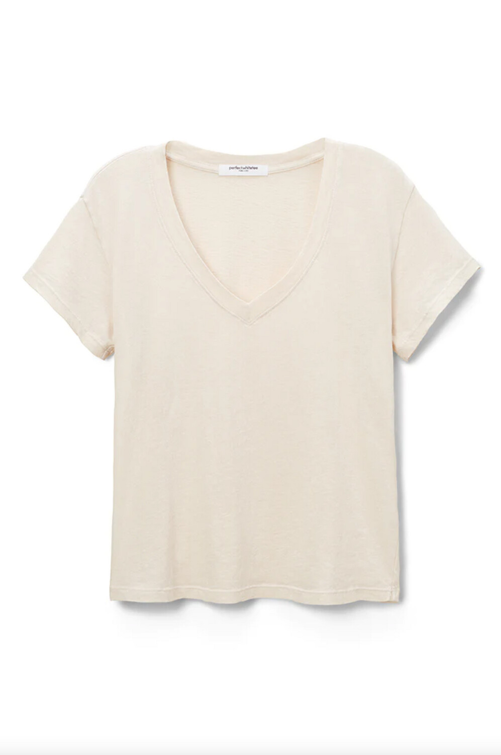 Perfect White Tee Hendrix Boxy V Neck Tee