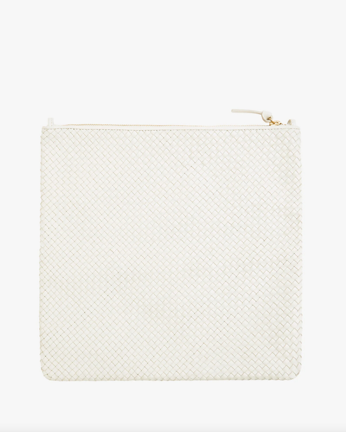 Clare V Brie Woven Foldover Clutch