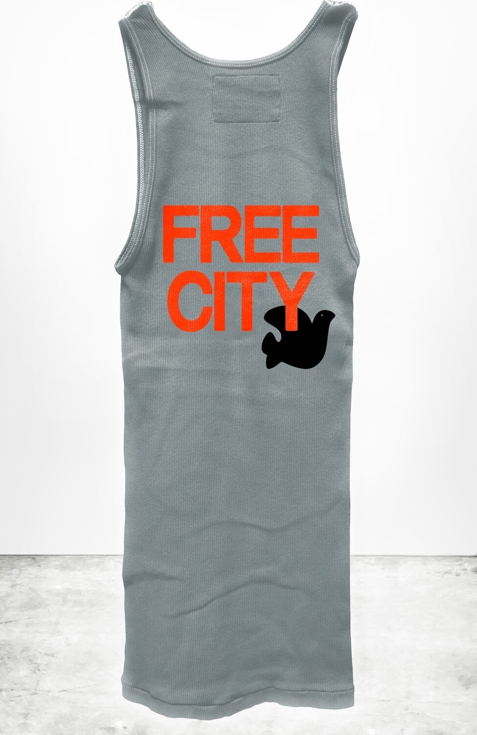 Free City Supervintage Rib Tank, Color: Silver Feet, Size: XS/S