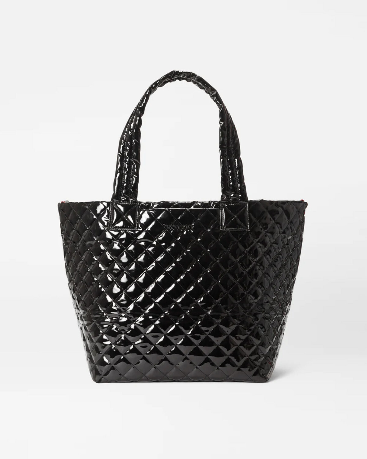 MZ Wallace Medium Metro Tote Deluxe in Black Lacquer
