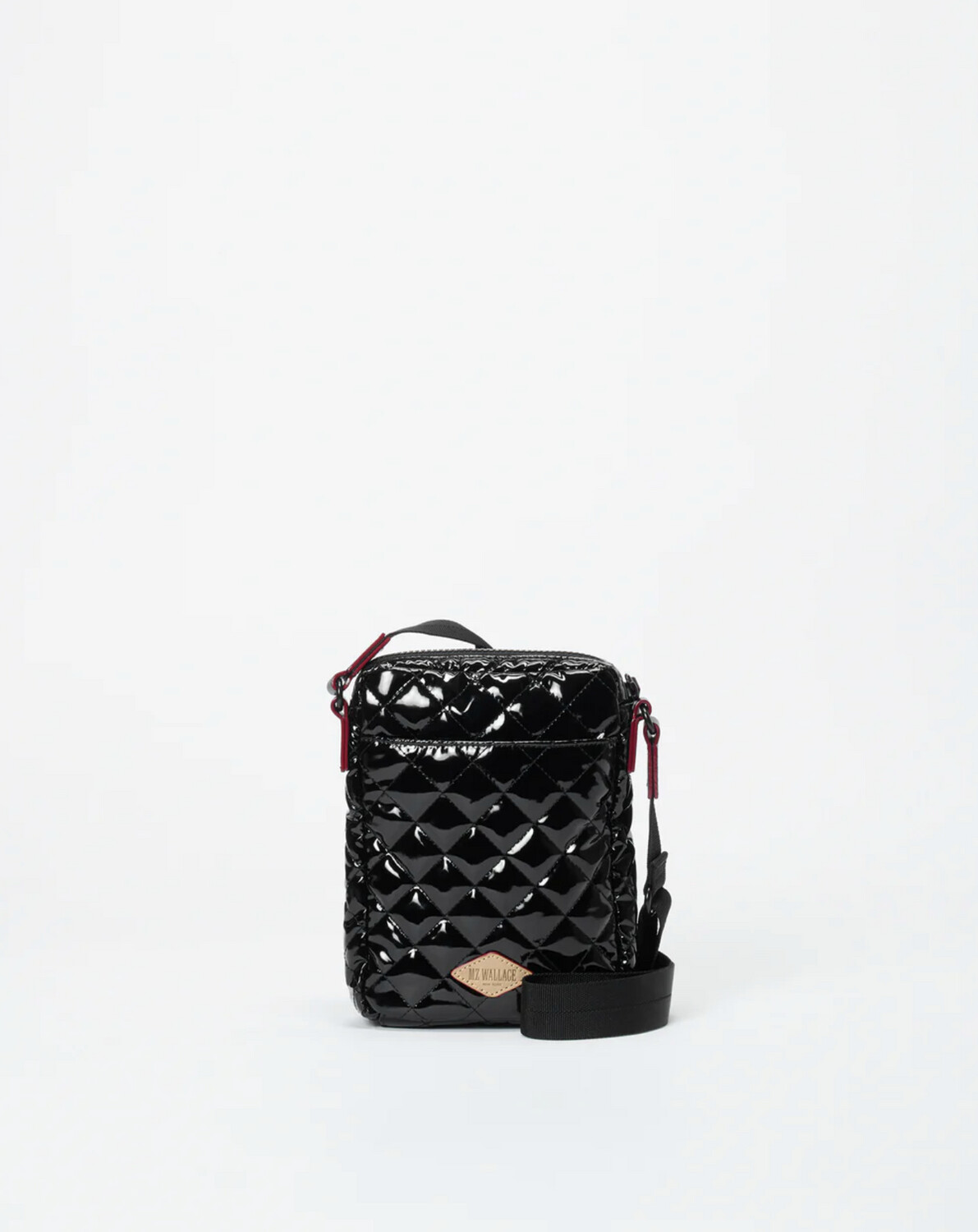 MZ Wallace Metro Crossbody in Black Lacquer