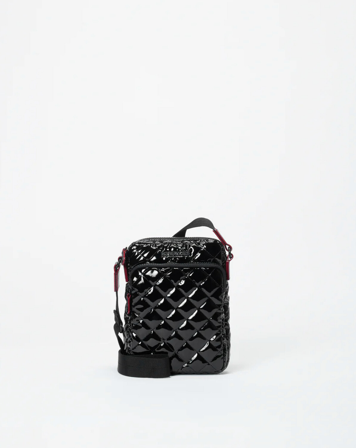 MZ Wallace Metro Crossbody in Black Lacquer