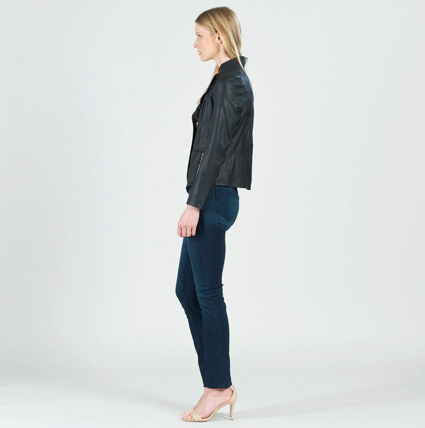 Clara SunWoo Liquid Leather Moto Jacket