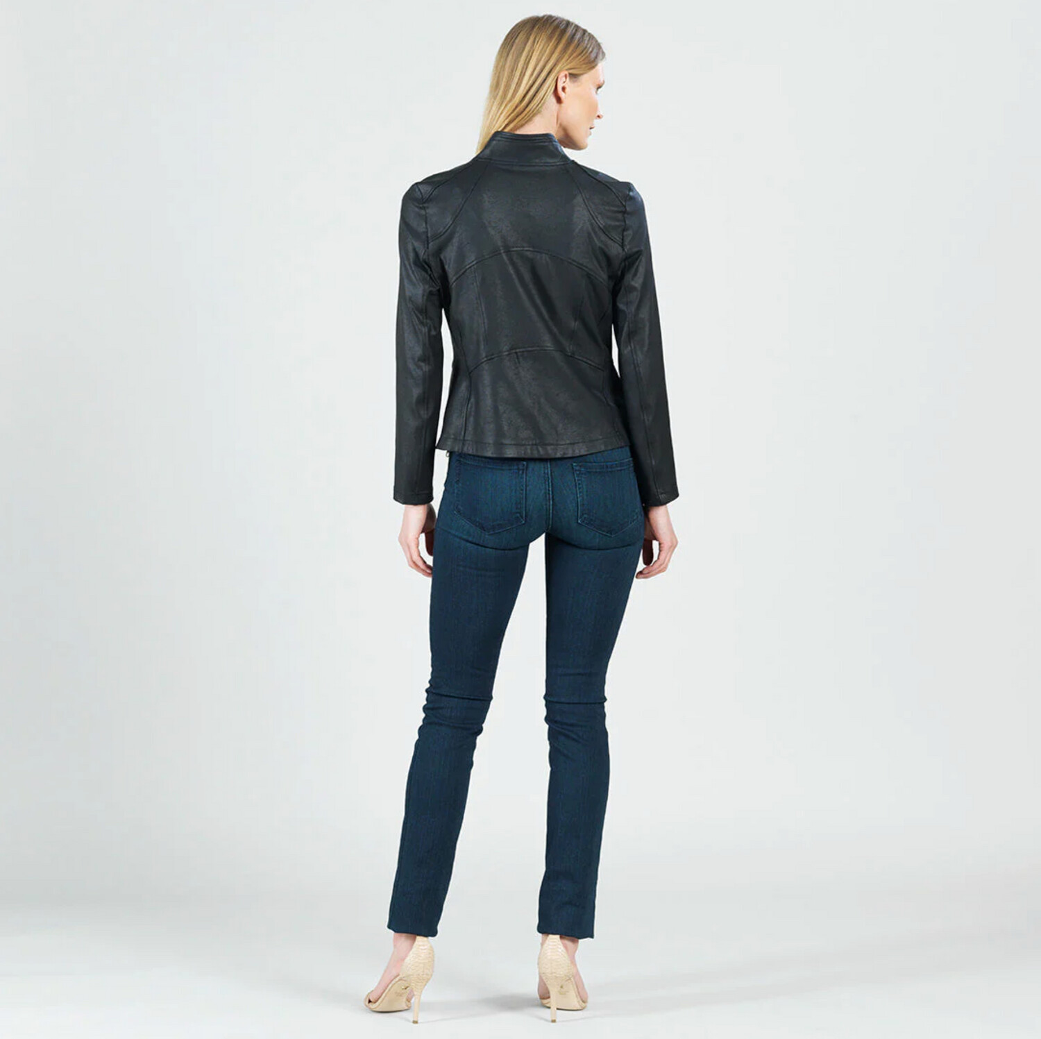 Clara SunWoo Liquid Leather Moto Jacket
