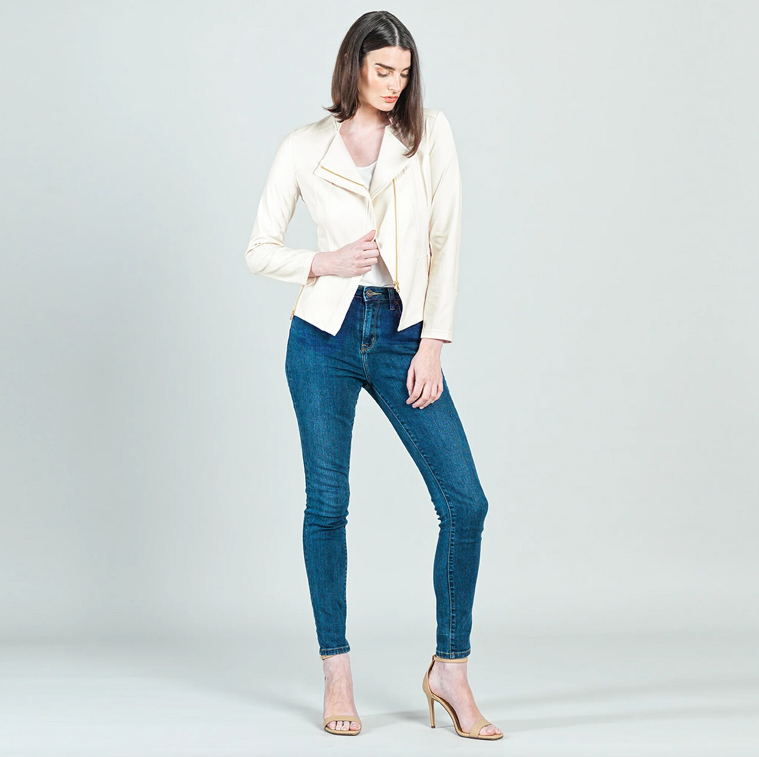 Clara SunWoo Liquid Leather Moto Jacket