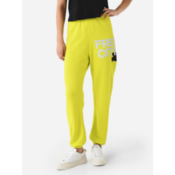 Free City Superfluff Lux Sweatpant in Glow Yellow