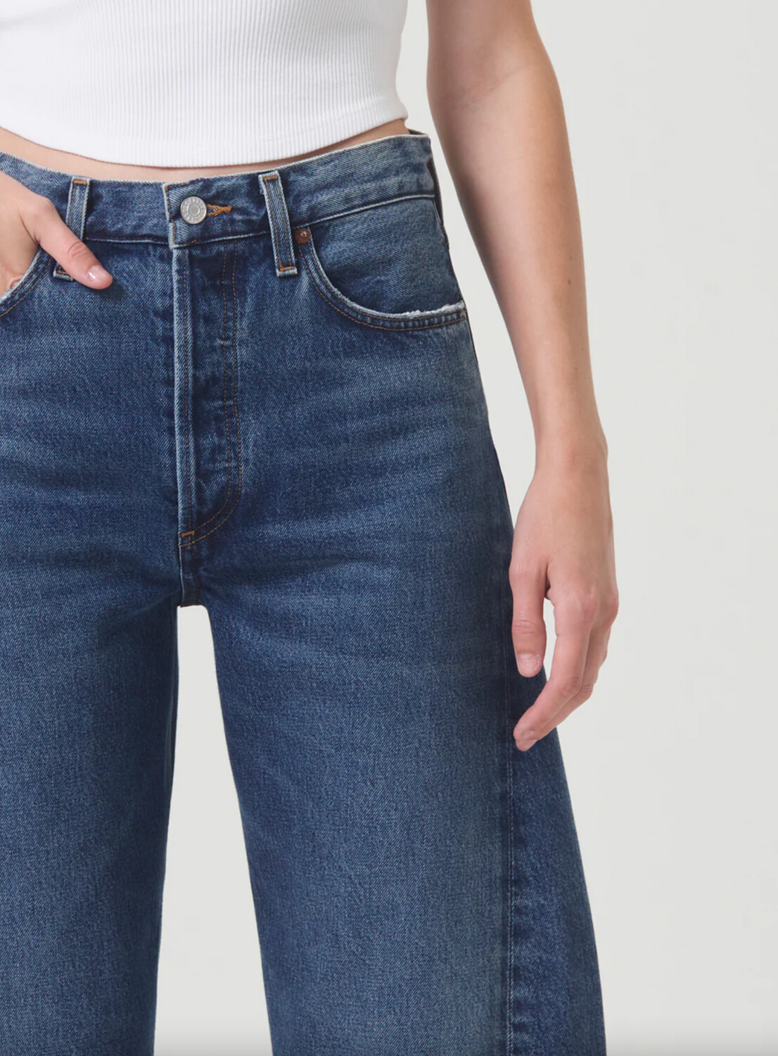 AGolde Luna Pieced Jean