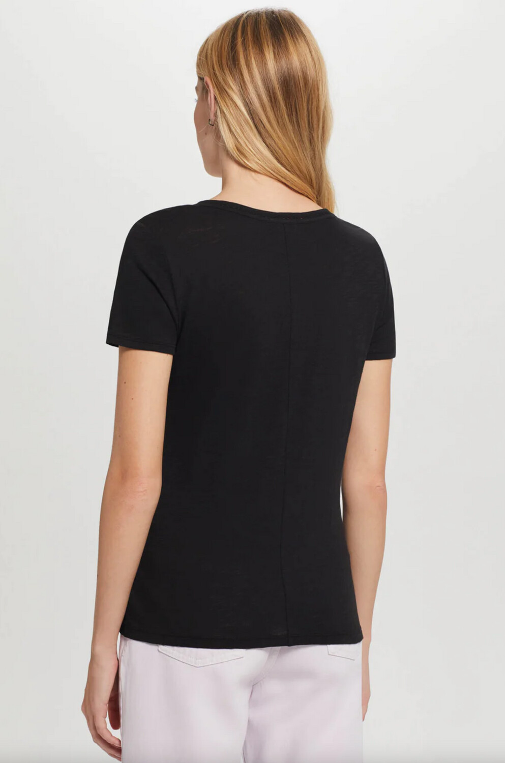 Goldie Honor Embroidered V-Neck Tee