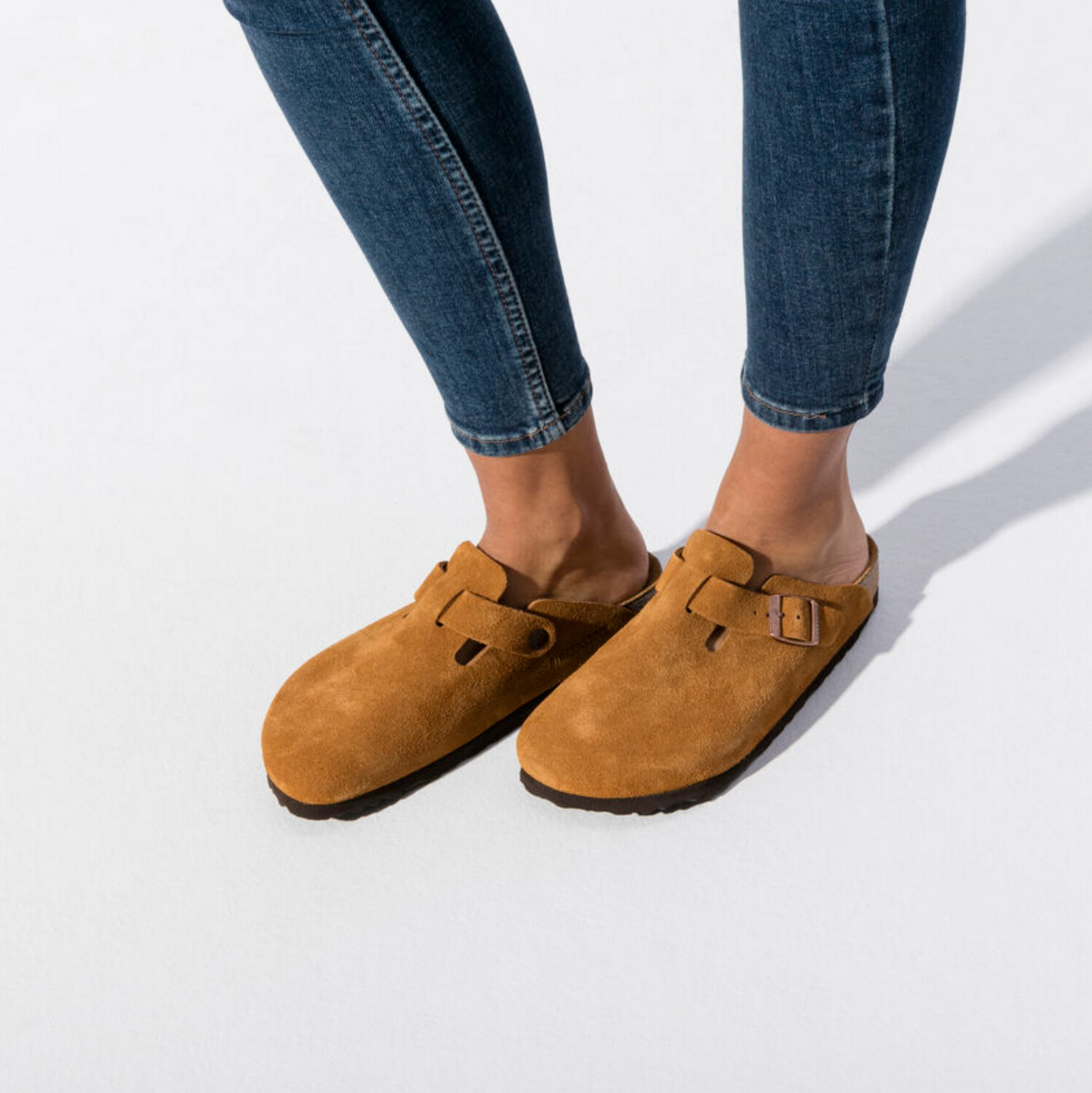 Birkenstock Boston Soft Footbed Clog in Mink