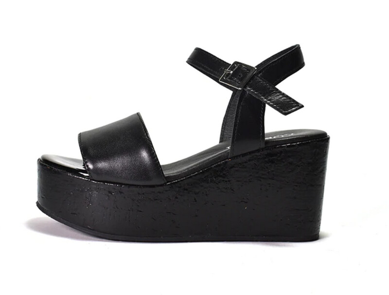 Cordani Junie Platform Sandal in Black