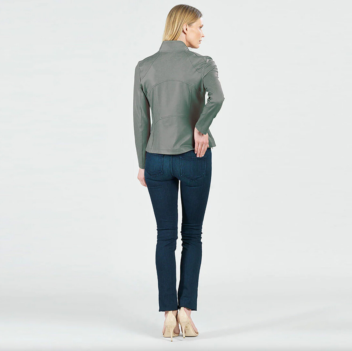 Clara SunWoo Liquid Leather Moto Jacket