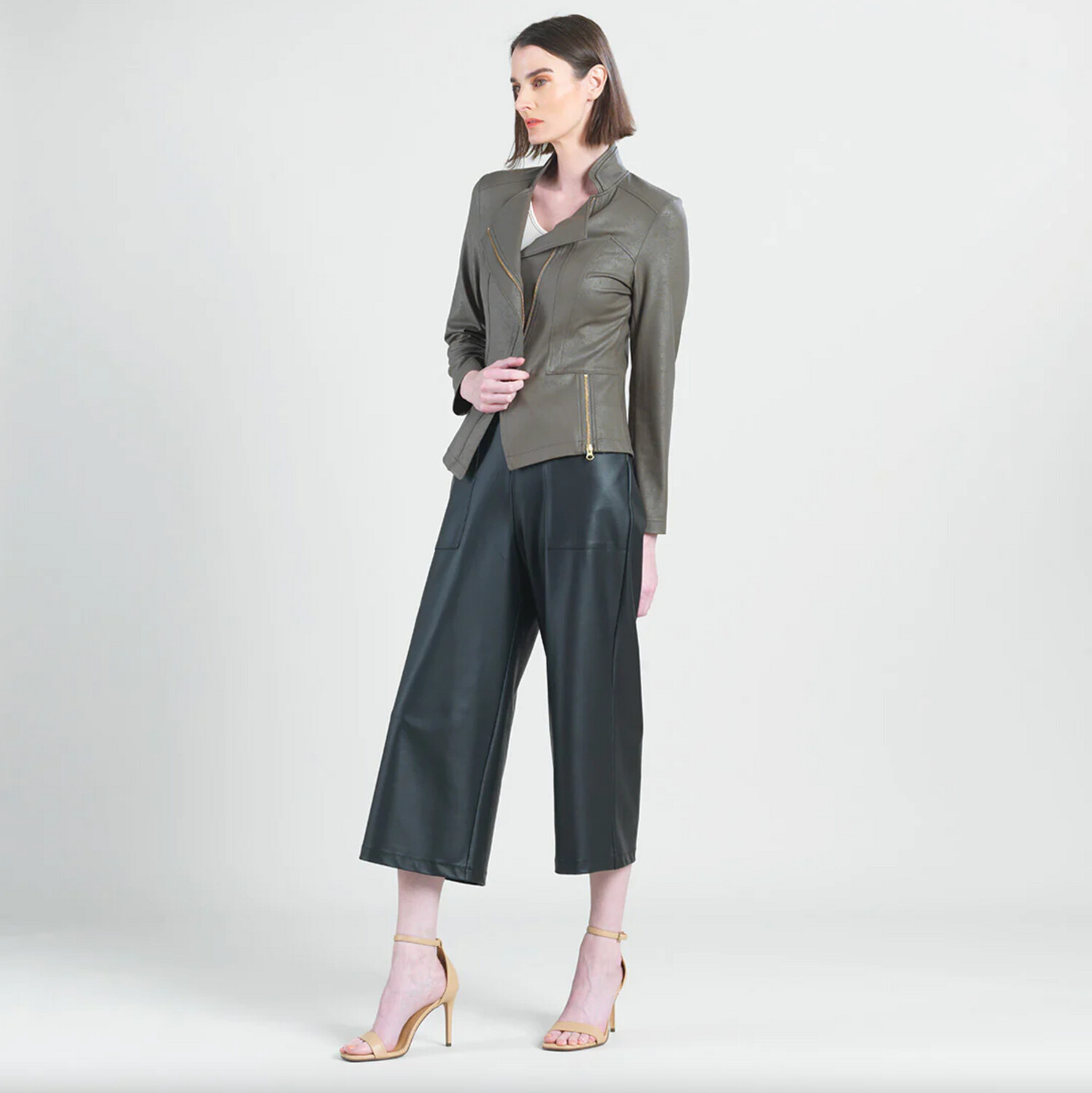 Clara SunWoo Liquid Leather Moto Jacket