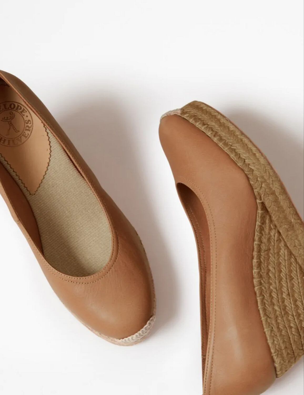 Penelope Chilvers Scoop Leather Espadrille