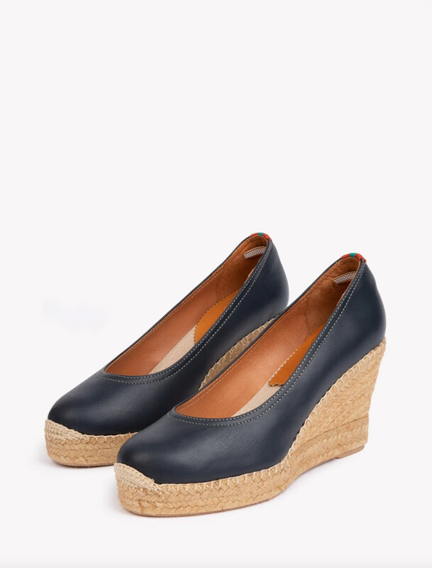 Penelope Chilvers Scoop Leather Espadrille