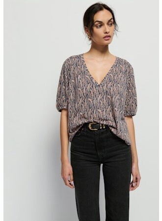 Nation Edie Floral Top, Color: Midnight Floral, Size: XS