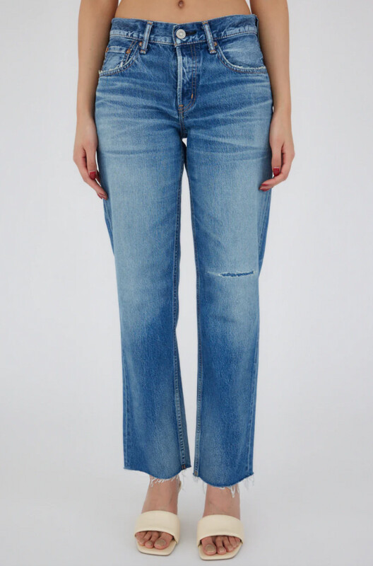 Moussy Whitmar Straight Low-Rise Jeans