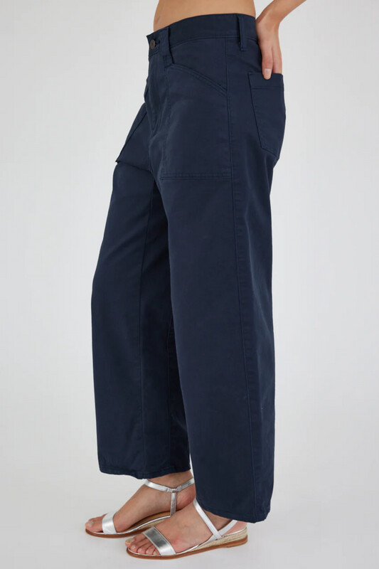 Moussy Scofield Gusset Navy Cargo Pant