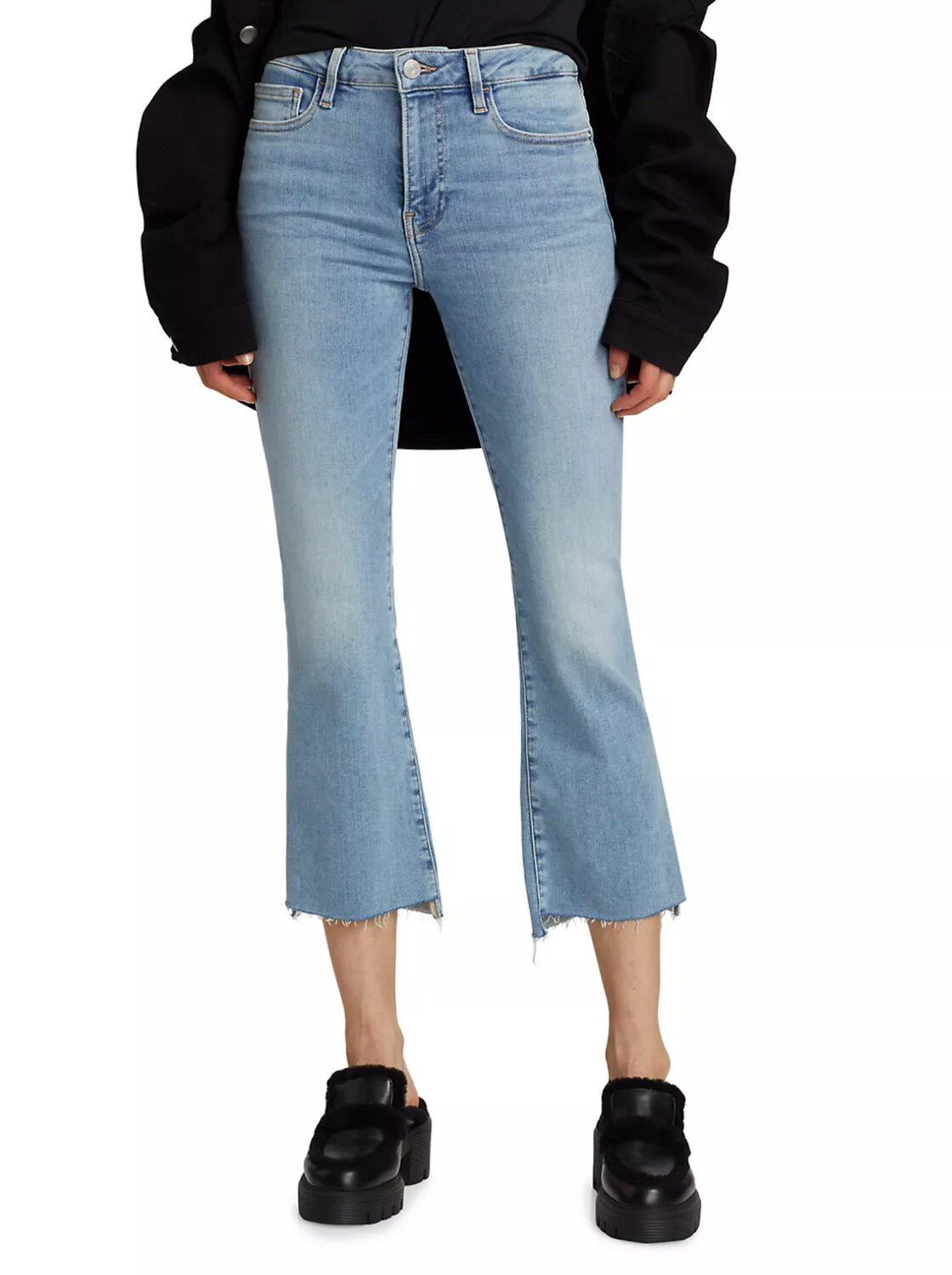 Frame Le Crop Mini Boot Cut Jean in Colorado