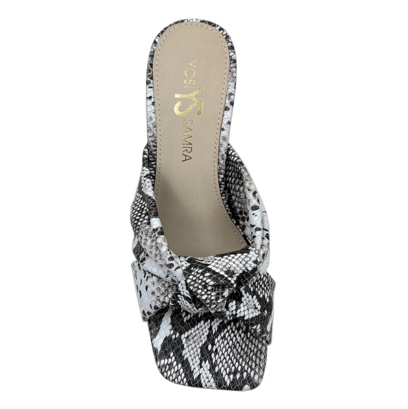 Yosi Samra Hazel Snake Print Sandal