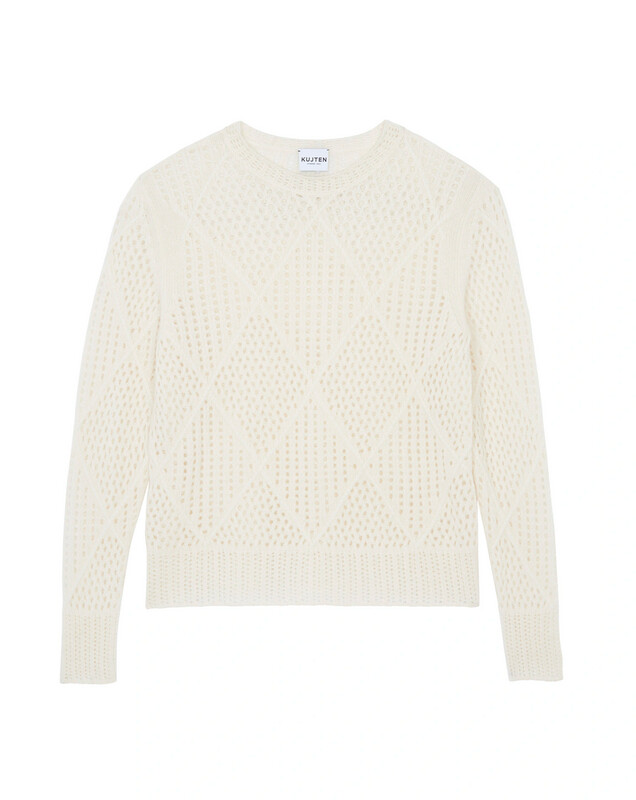 Kujten Kaia Sweater in Blanc (off white)