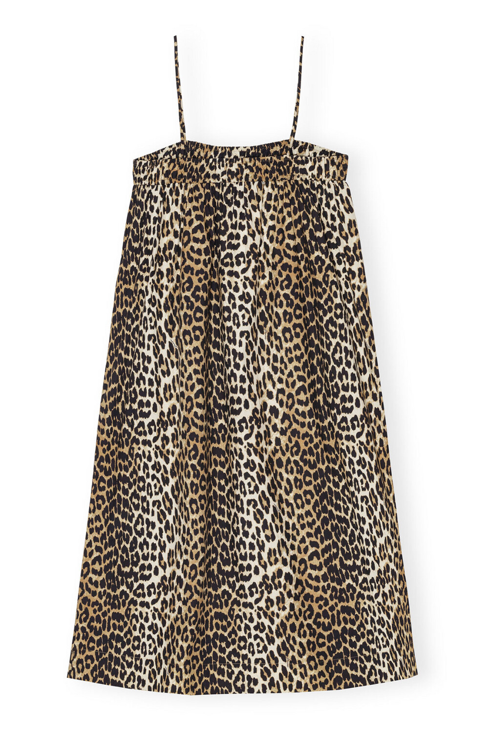 GANNI Leopard Print Maxi Dress