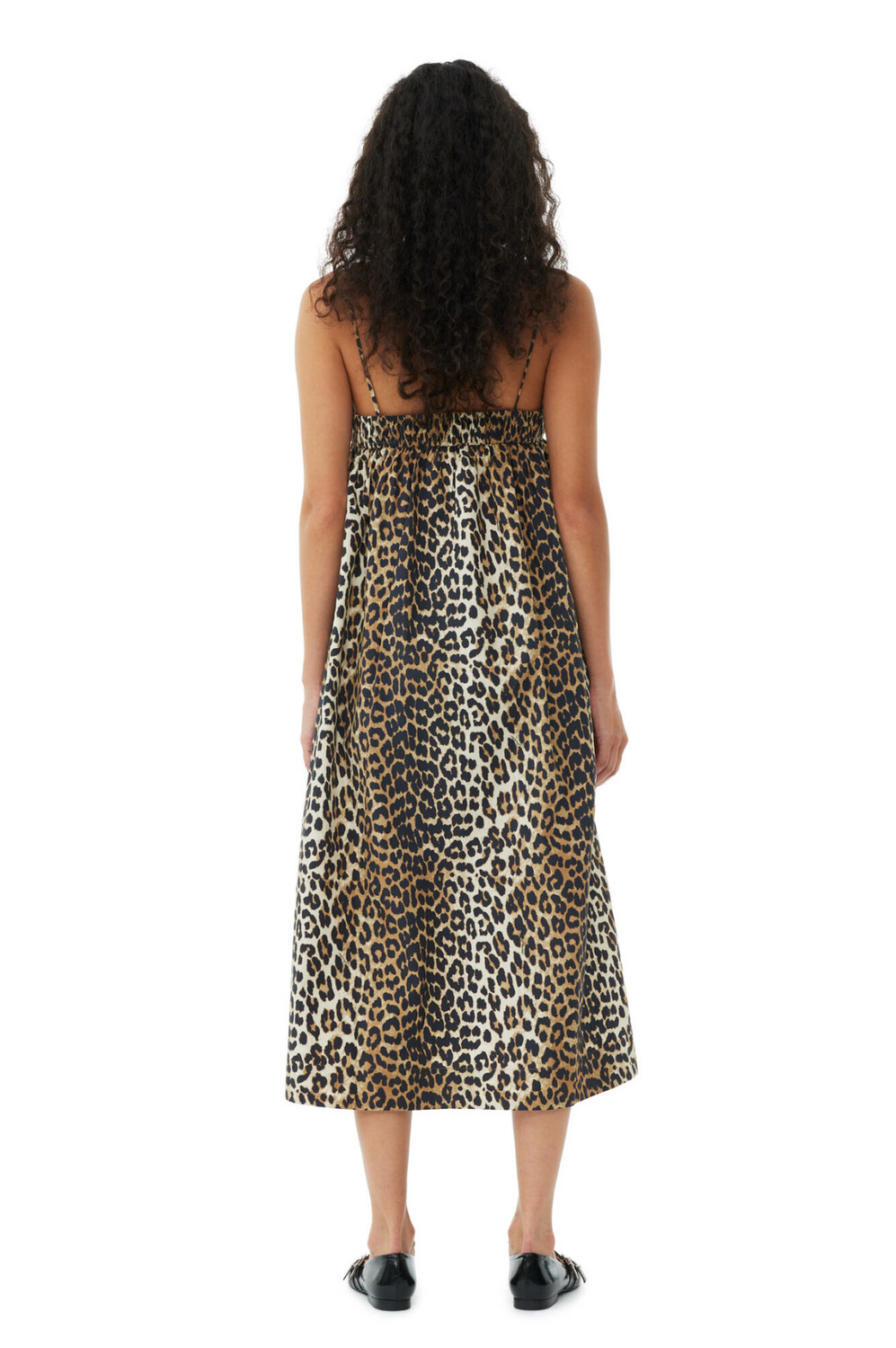 GANNI Leopard Print Maxi Dress