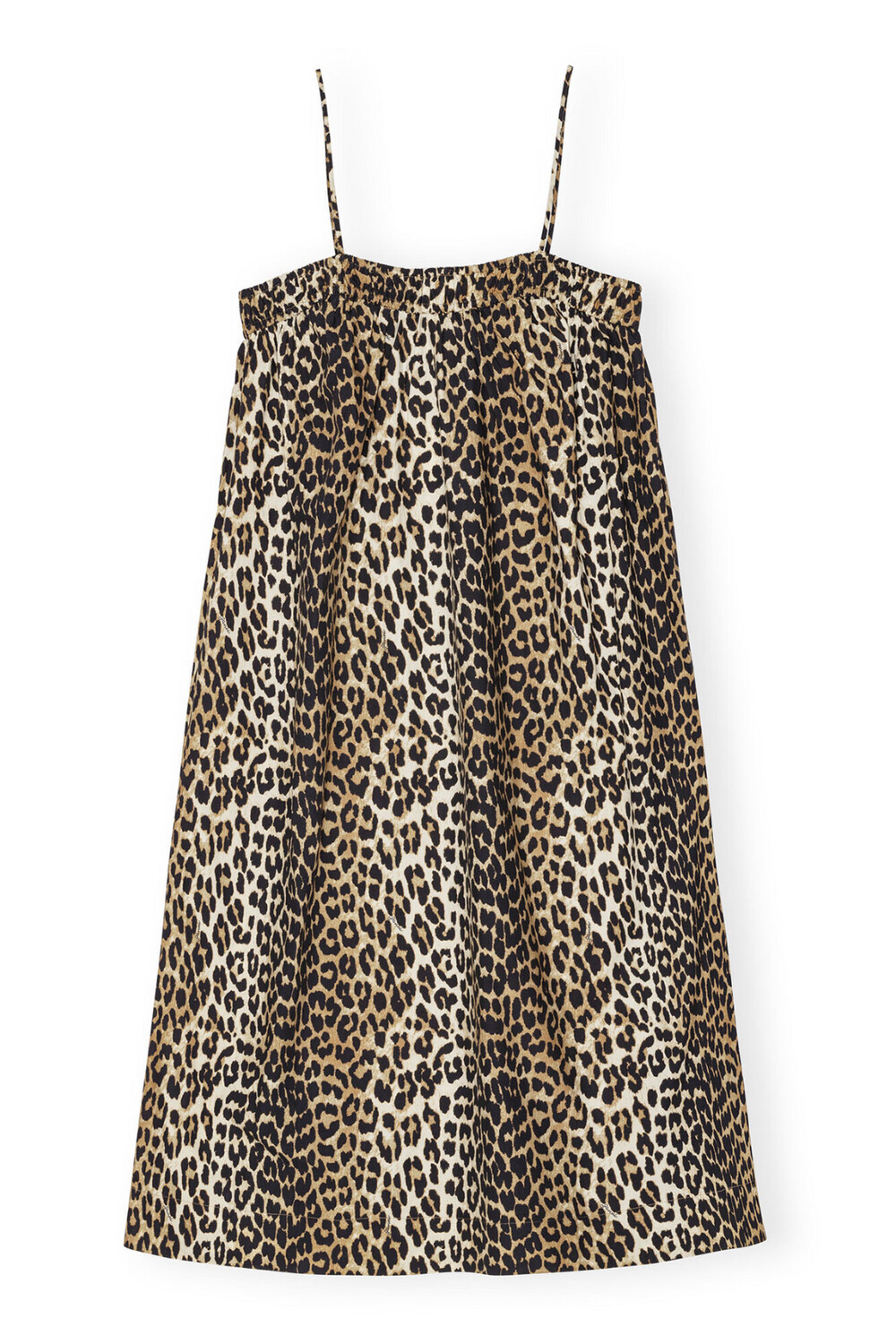 GANNI Leopard Print Maxi Dress