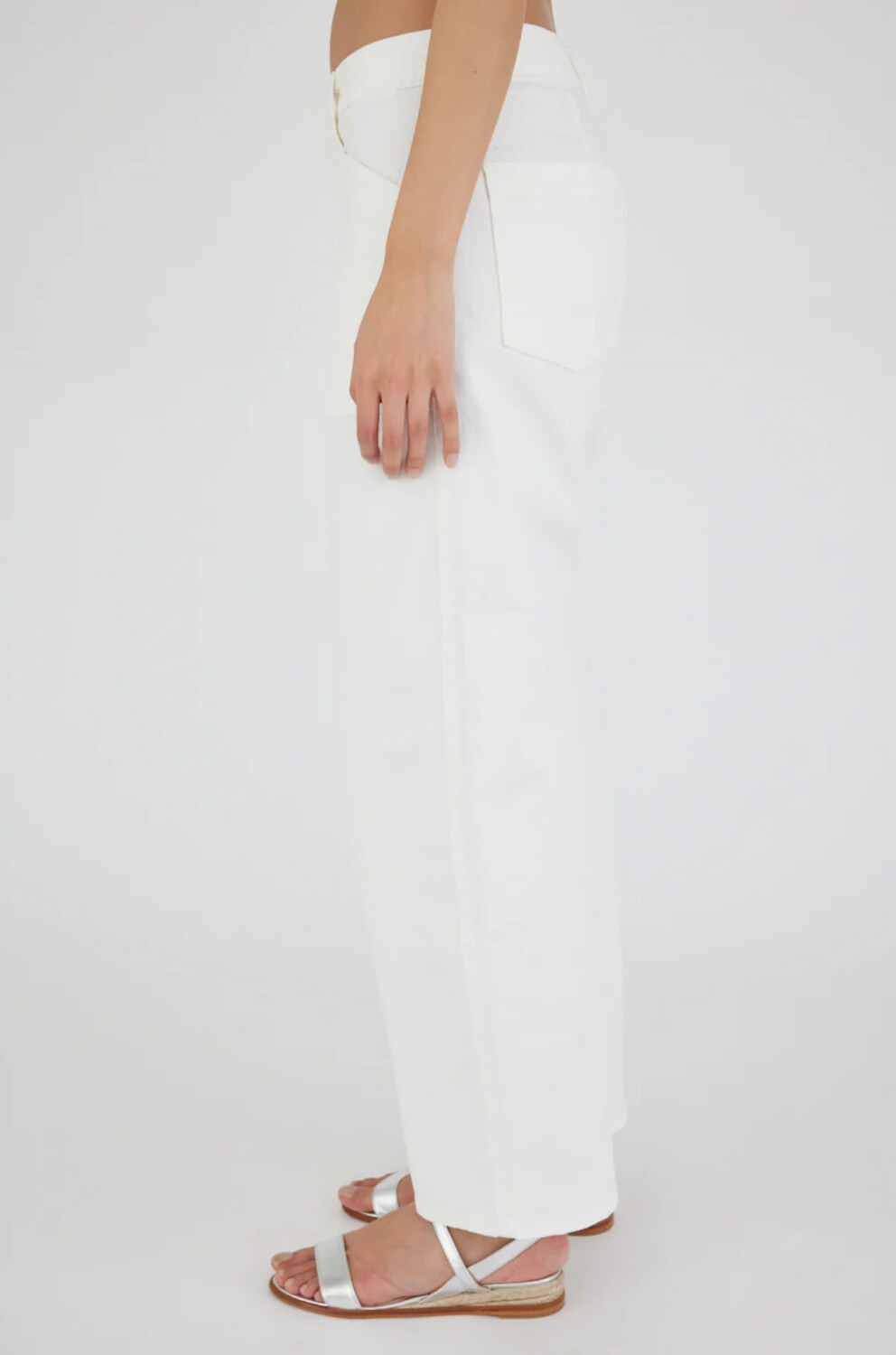 Moussy Rancho Gusset Cargo Pants in White