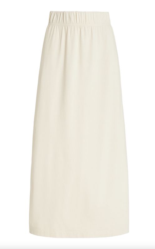 Les Tien Max Maxi Skirt In Ivory