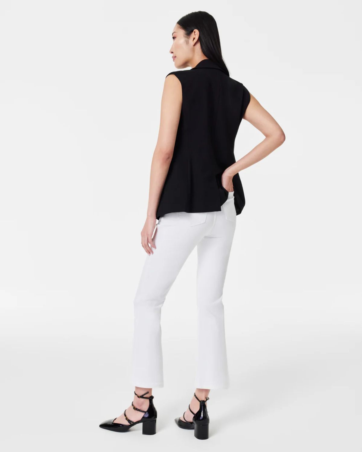 SPANX Kick Flare Jean in White
