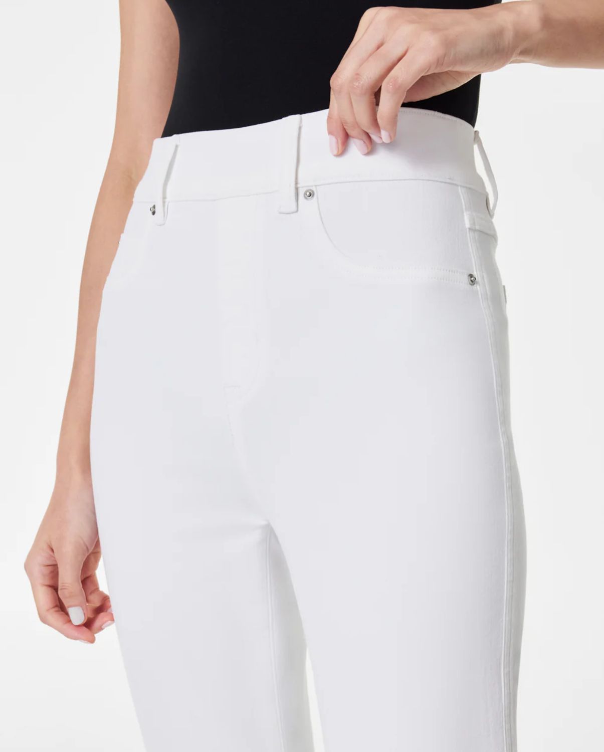 SPANX Kick Flare Jean in White