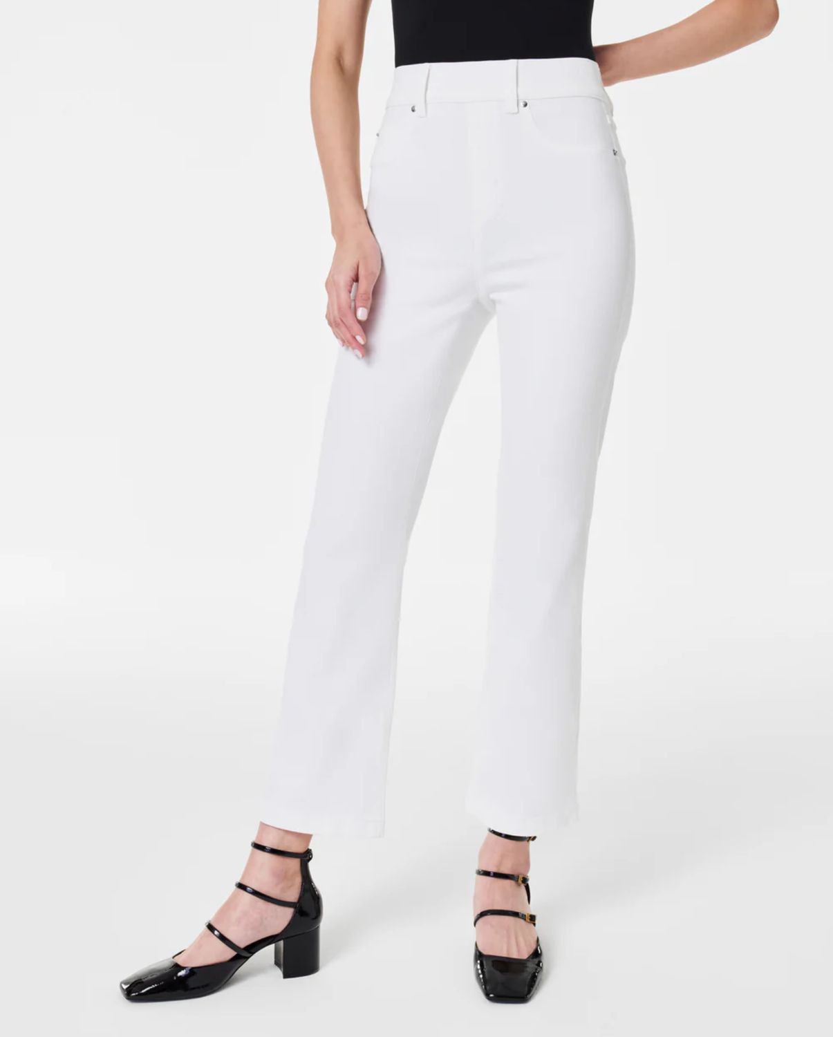 SPANX Kick Flare Jean in White