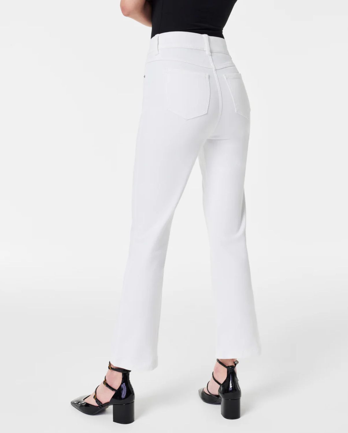 SPANX Kick Flare Jean in White
