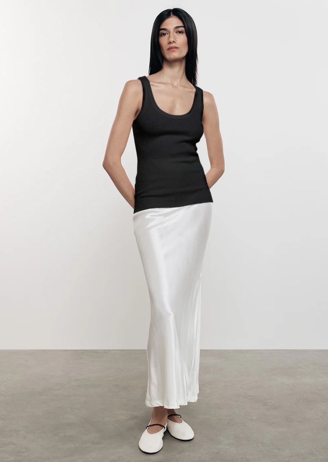 Enza Costa Military Bold Rib Tank