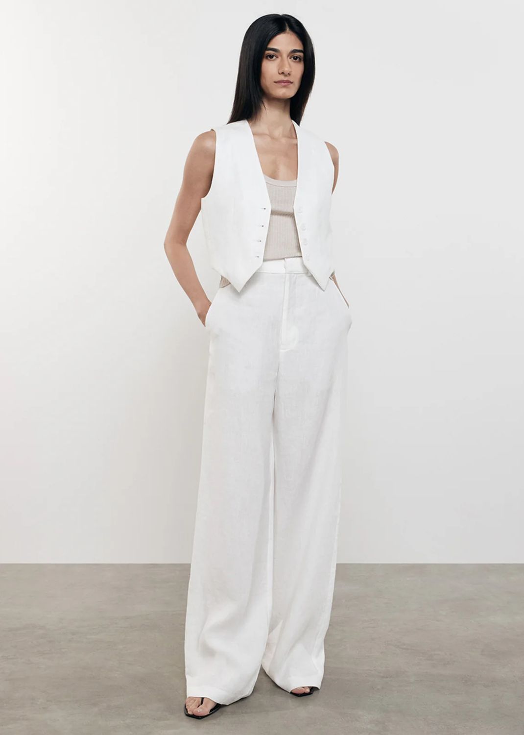 Enza Costa Military Bold Rib Tank