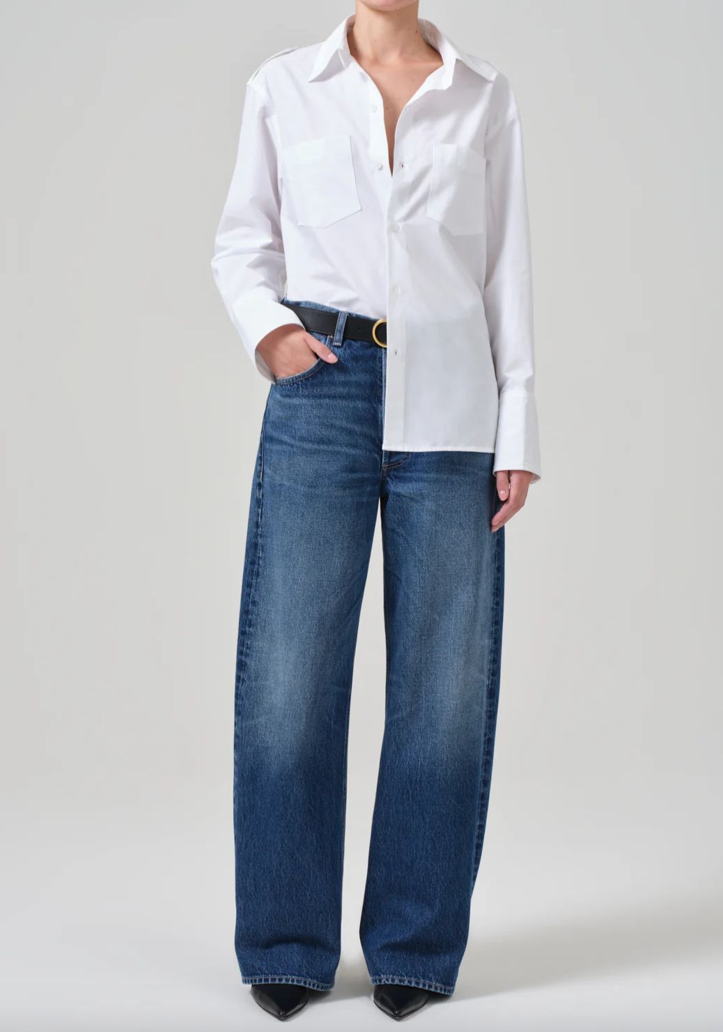 Citizens of Humanity Ayla Baggy Cuffed Jean in Claremont