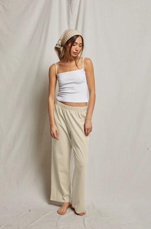 Perfect White Tee Adele Pants in Sugar