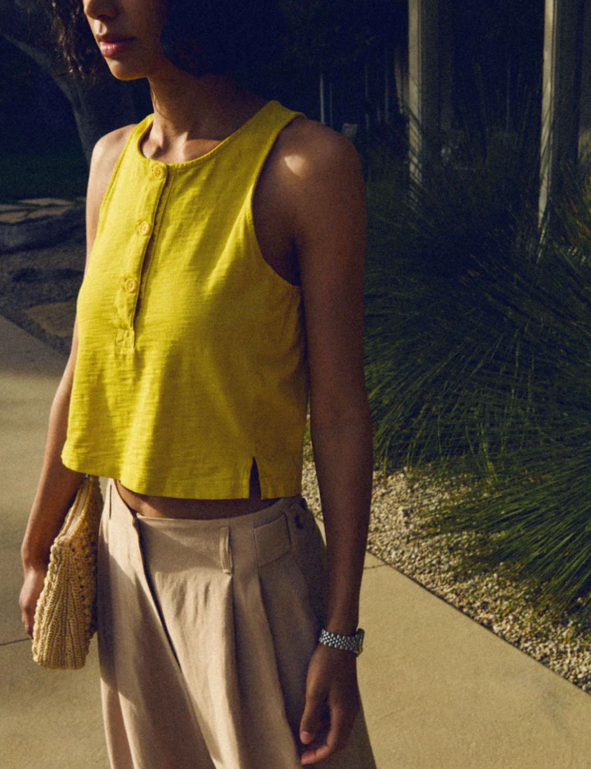 Nation Bree Button Down Tank